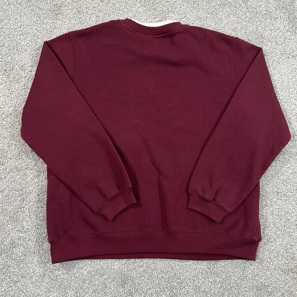 Classic Elements Sweatshirt Womens M Floral Embroidered Fall Leaves Cozy Holiday - Picture 8 of 8